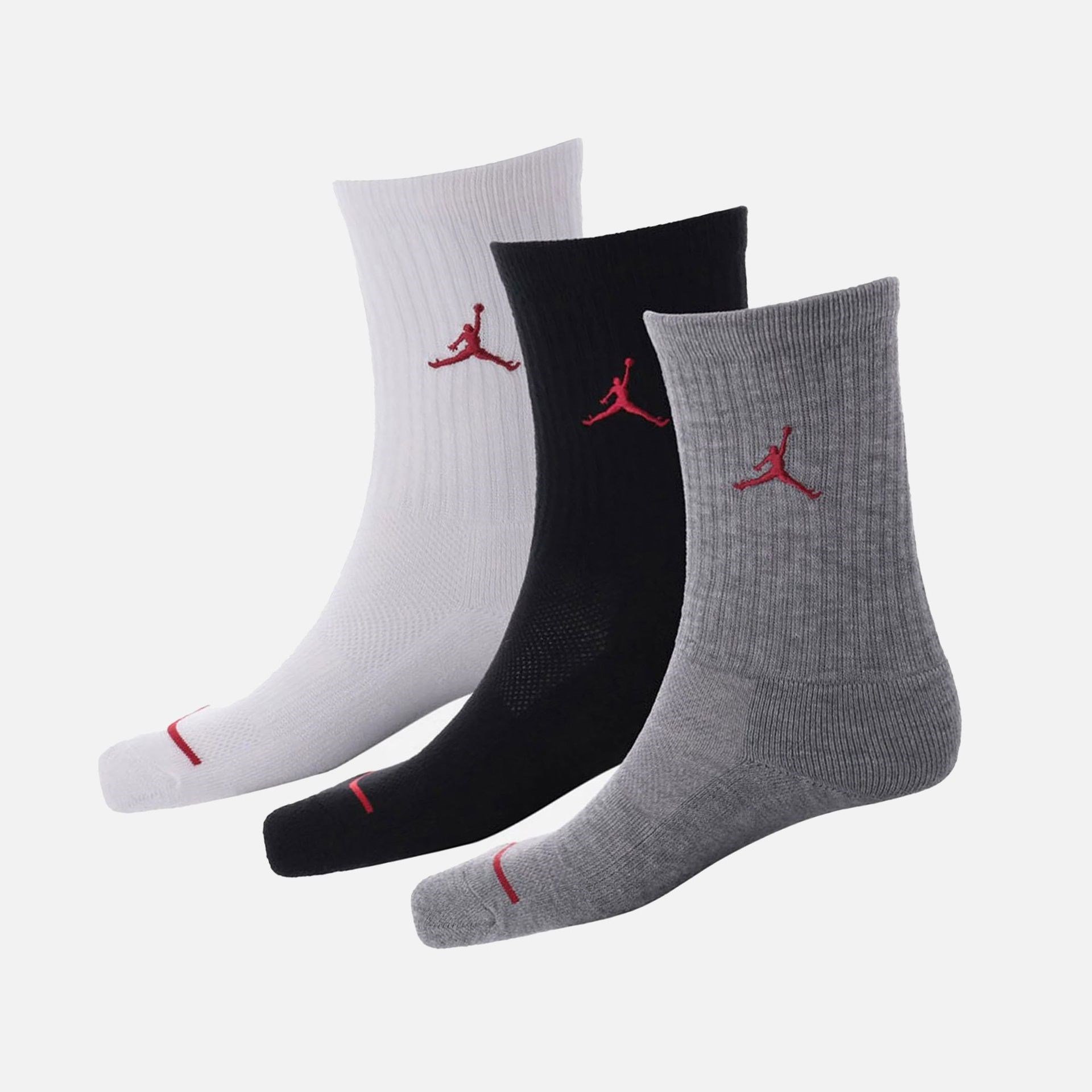 NIKE JORDAN JHN JORDAN JUMPMAN CREW 3'LÜ ÇORAP