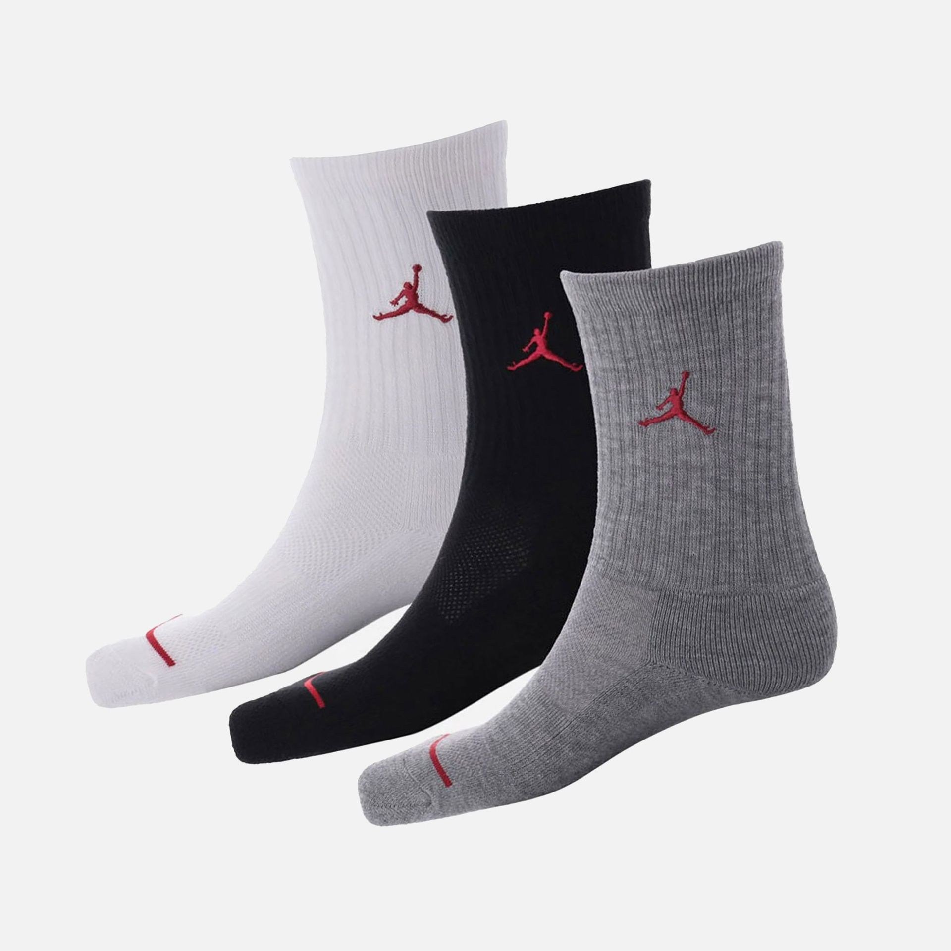 NIKE JORDAN JHN JORDAN JUMPMAN CREW 3'LÜ ÇORAP