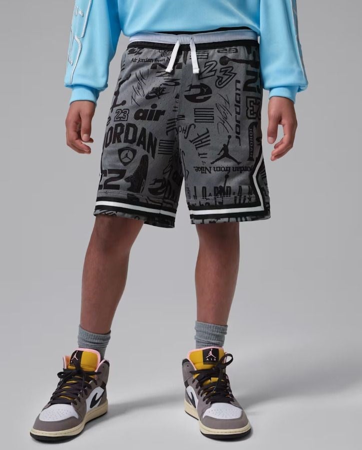 NIKE JORDAN MJ AOP SPORT DIAMOND SHORT ERKEK ÇOCUK ŞORT 95D429