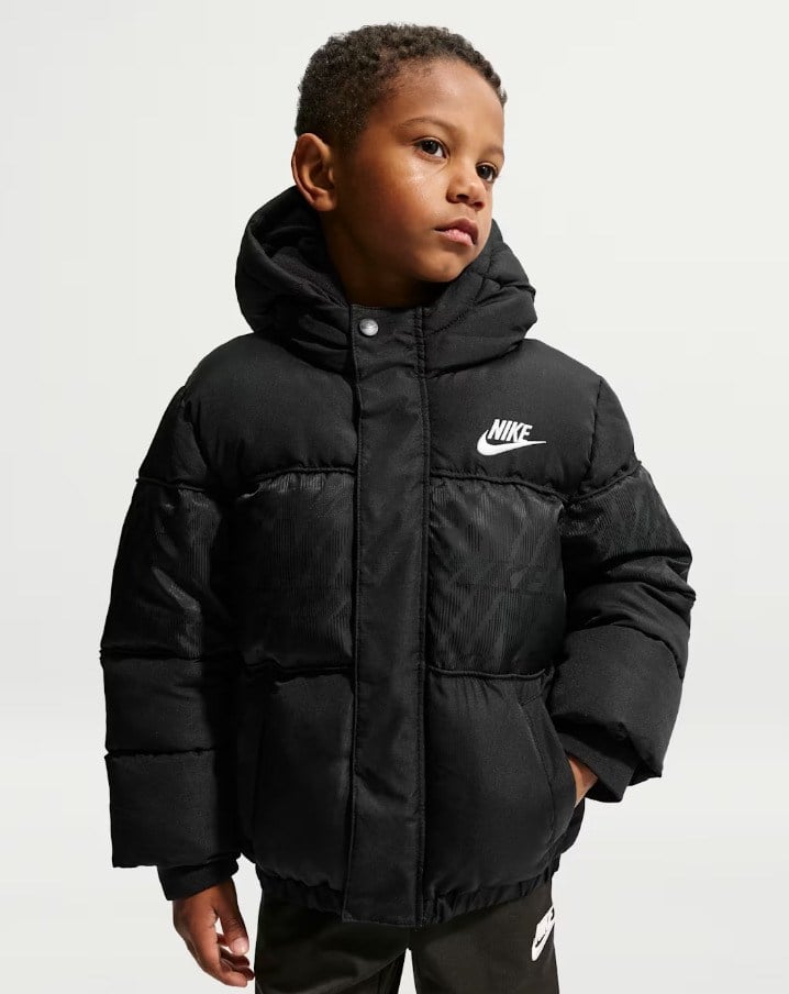 NIKE JQD LOGO MIXED MEDIA PUFFER ERKEK ÇOCUK MONT