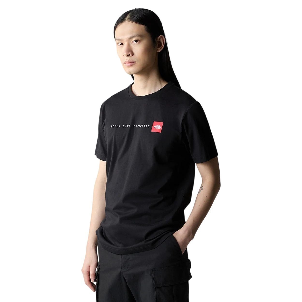 THE NORTH FACE M SS NEVER STOP EXPLORING TEE ERKEK TİŞÖRT NF0A87NSJK31