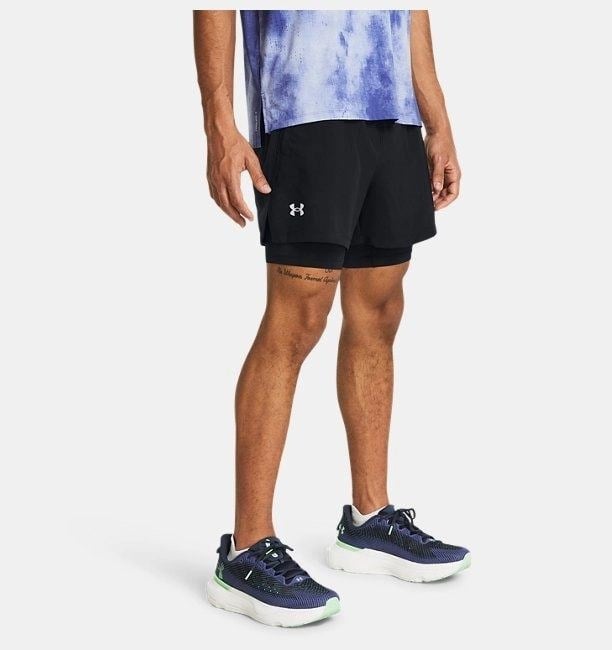 UA LAUNCH 5'' 2-IN-1 SHORTS ERKEK TAYTLI ŞORT 1382640