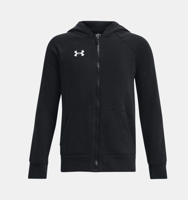 UA RIVAL FLEECE FZ HOODİE ERKEK ÇOCUK PAMUKLU ŞARDONSUZ CEKET 1379794