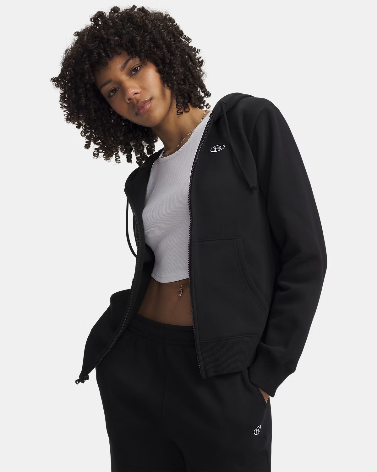 UA RIVAL FLEECE FZ KADIN KAPÜŞONLU CEKET 6016556