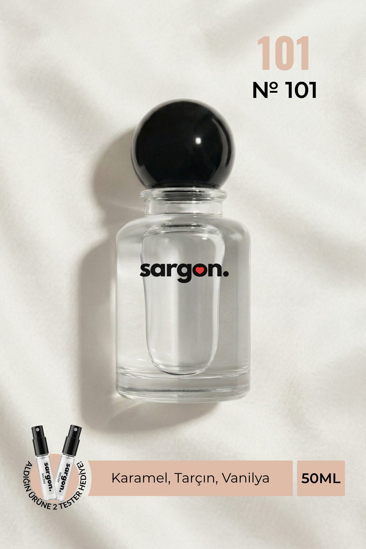 Sargon No:101 Erkek Parfüm 50 ml EDP | Yoğun Baharatlı & Tatlı