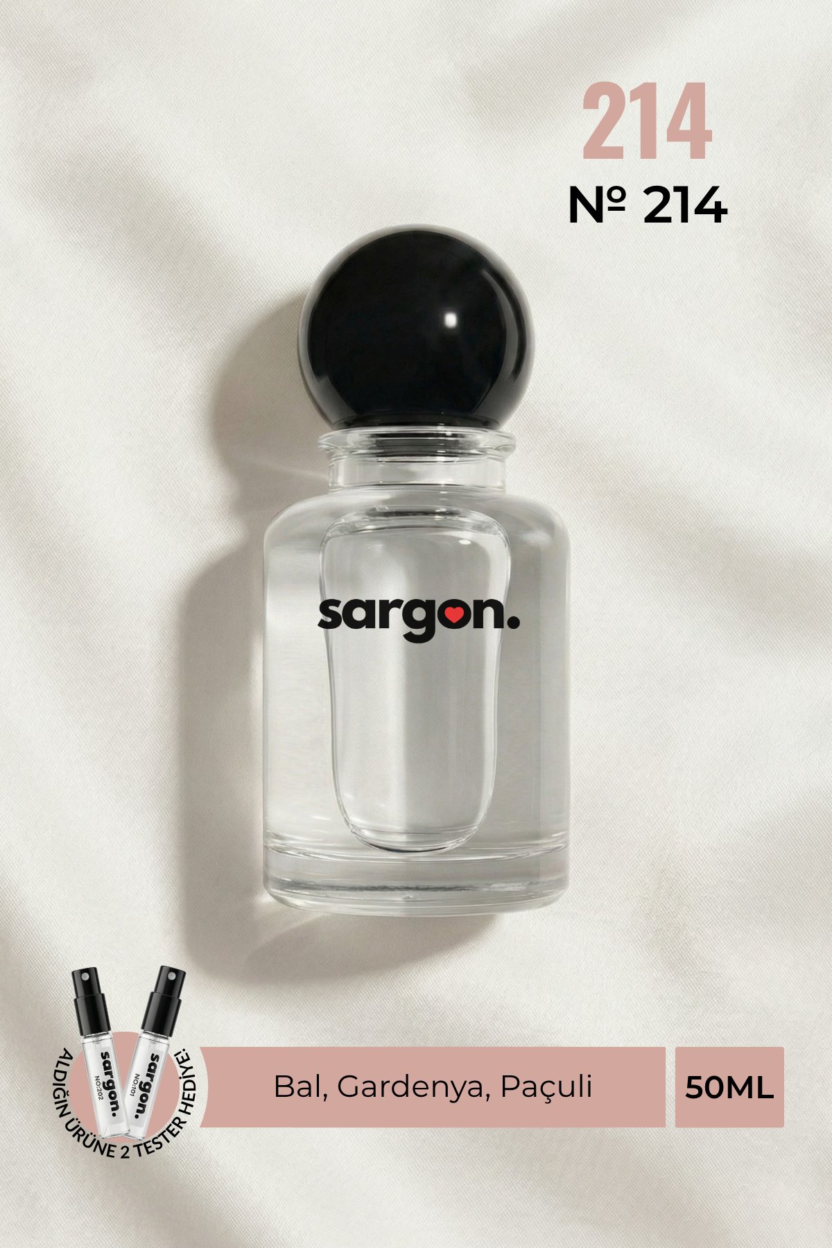 Sargon No:214 Kadın Parfüm 50 ml EDP | Çiçeksi & Tatlı