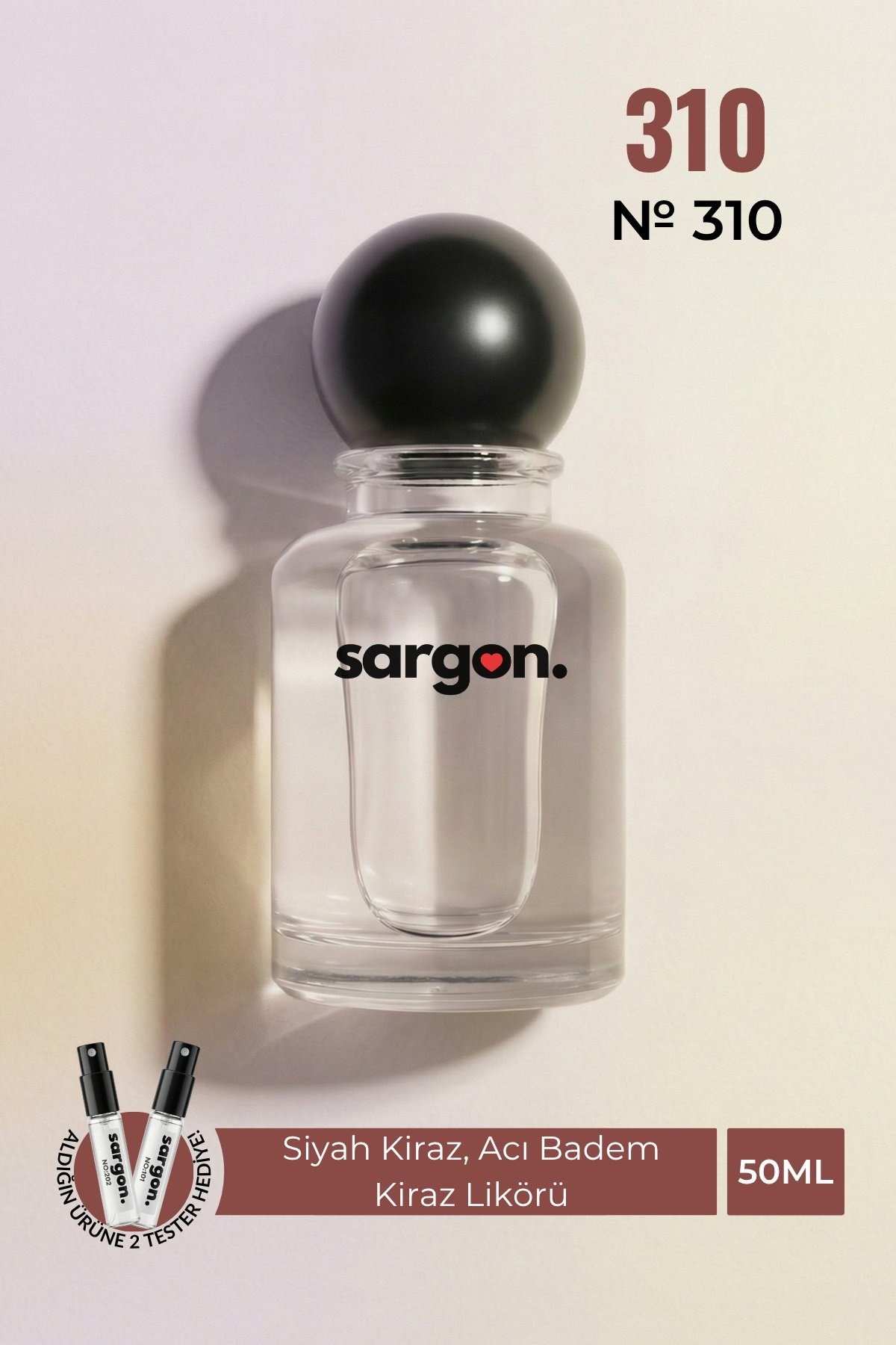 Sargon No:310 Unisex Parfüm 50 ml EDP | Vişne & Gurme