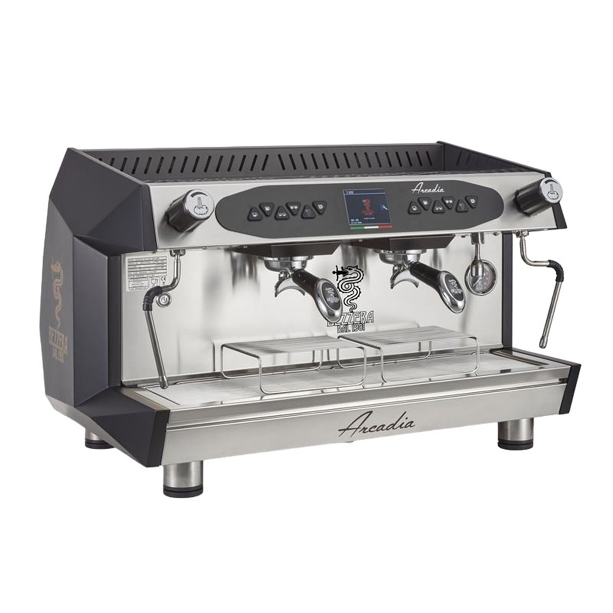 Bezzera Arcadia DE PID Tall Cup Tam Otomatik Espresso Kahve Makinesi, 2 Gruplu, Mat Siyah