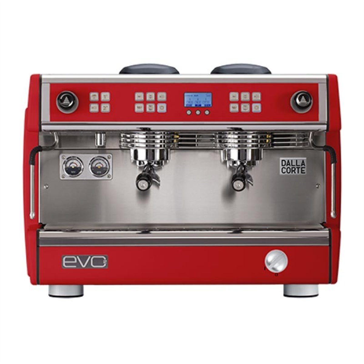 Dalla Corte Evo 2 Espresso Kahve Makinesi, 2 Gruplu, Kırmız