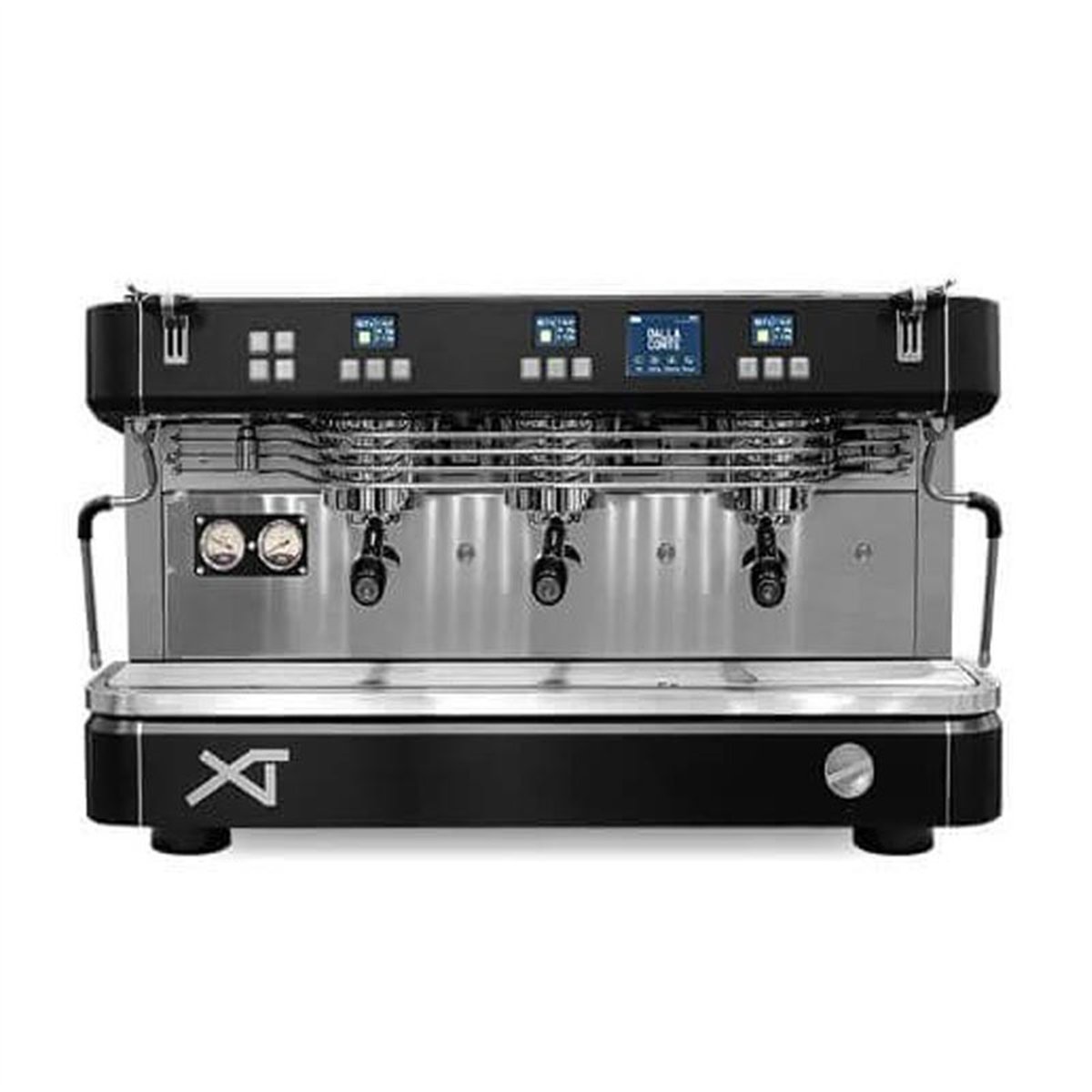 Dalla Corte XT Barista Espresso Kahve Makinesi, 3 Gruplu, Siyah Krom