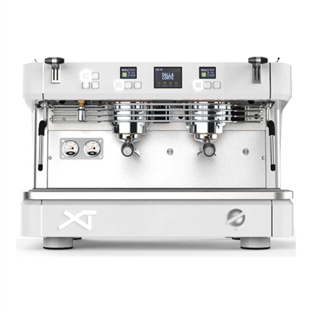 Dalla Corte XT Barista Espresso Kahve Makinesi, 2 Gruplu, Beyaz