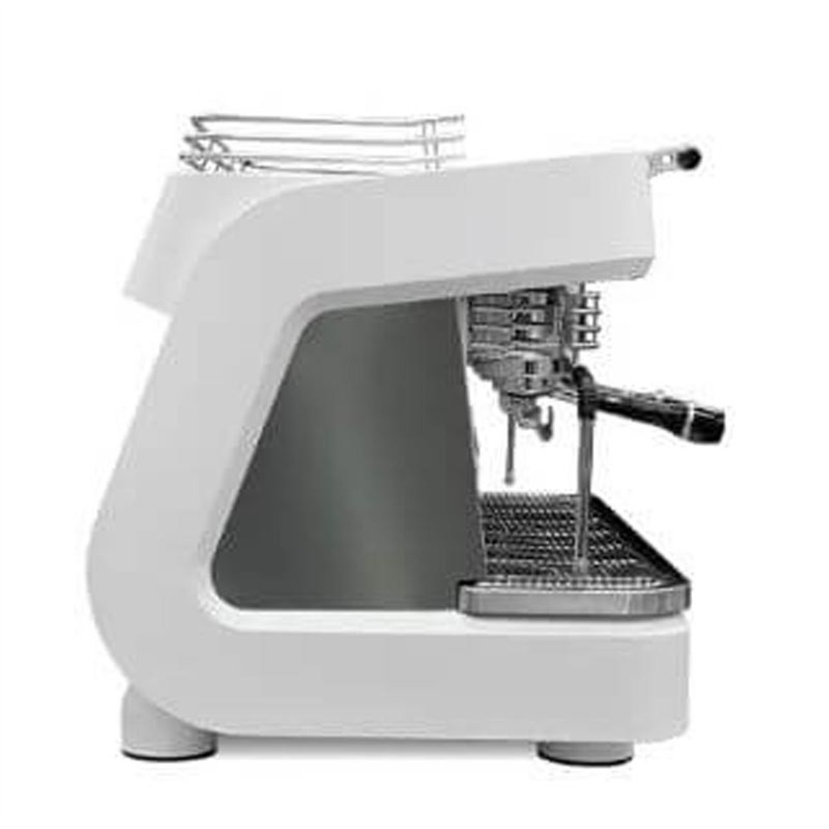 Dalla Corte XT Barista Espresso Kahve Makinesi, 2 Gruplu, Beyaz-Krom