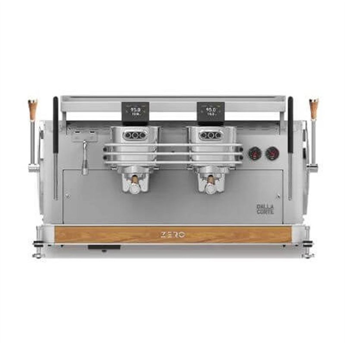 Dalla Corte Zero Classic Espresso Kahve Makinesi, 2 Gruplu, Beyaz-Meşe