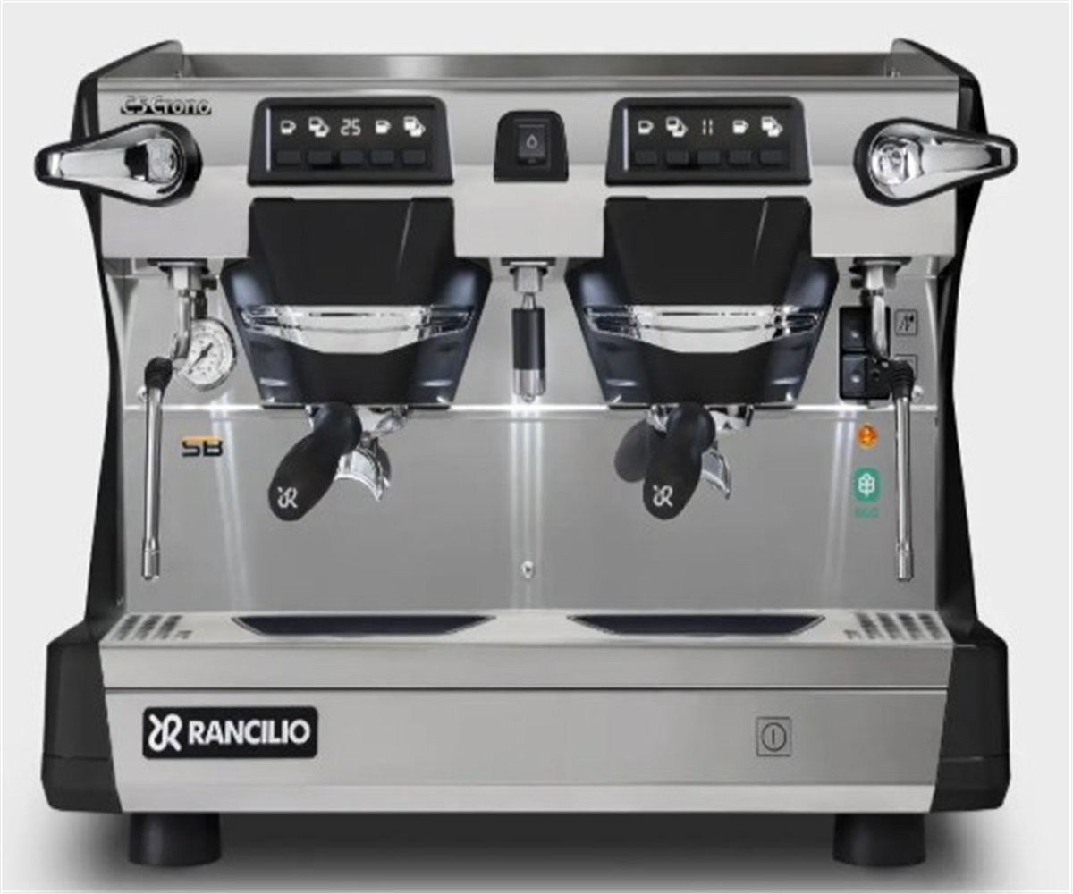 Rancilio Classe 5 USB Compact Espresso Kahve Makinesi, 2 Gruplu, Siyah