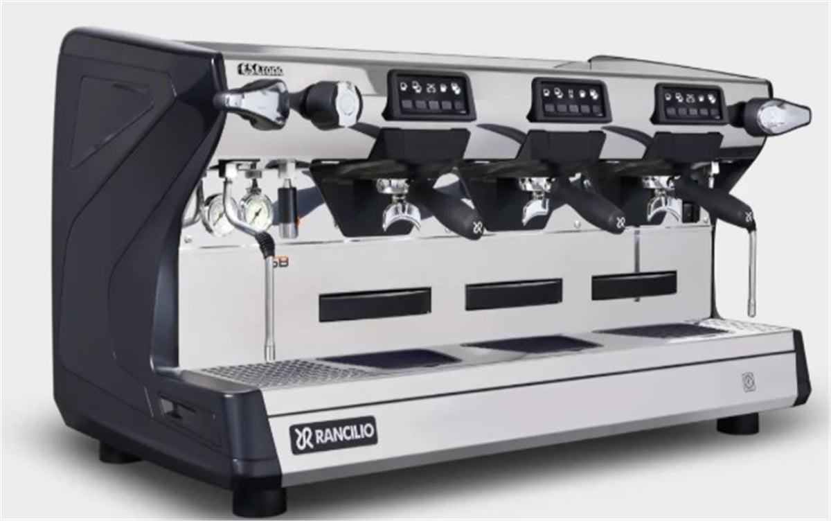 Rancilio Classe 5 USB TALL Espresso Kahve Makinesi, 3 Gruplu, Siyah