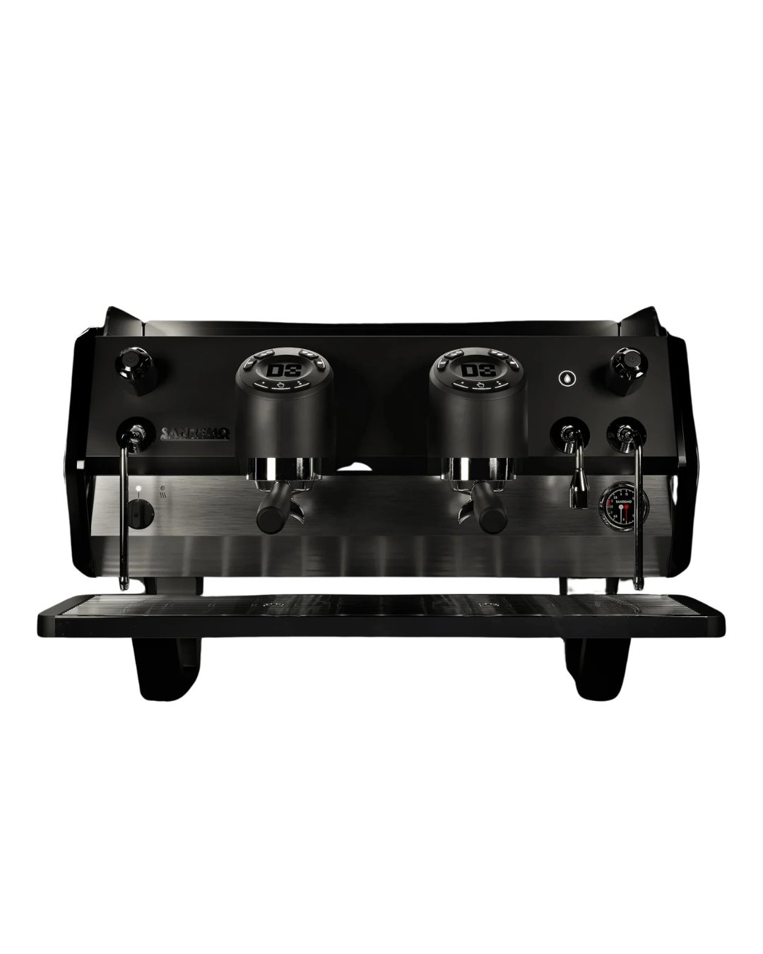 Sanremo D8 Tam Otomatik Espresso Kahve Makinesi, 2 Gruplu, Siyah
