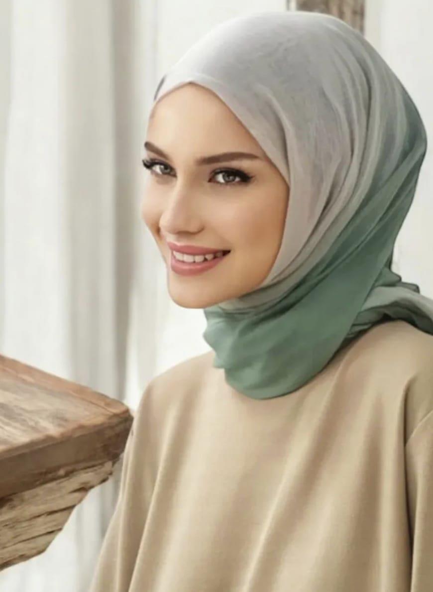 Dubai Degrade Yeşil, Krem