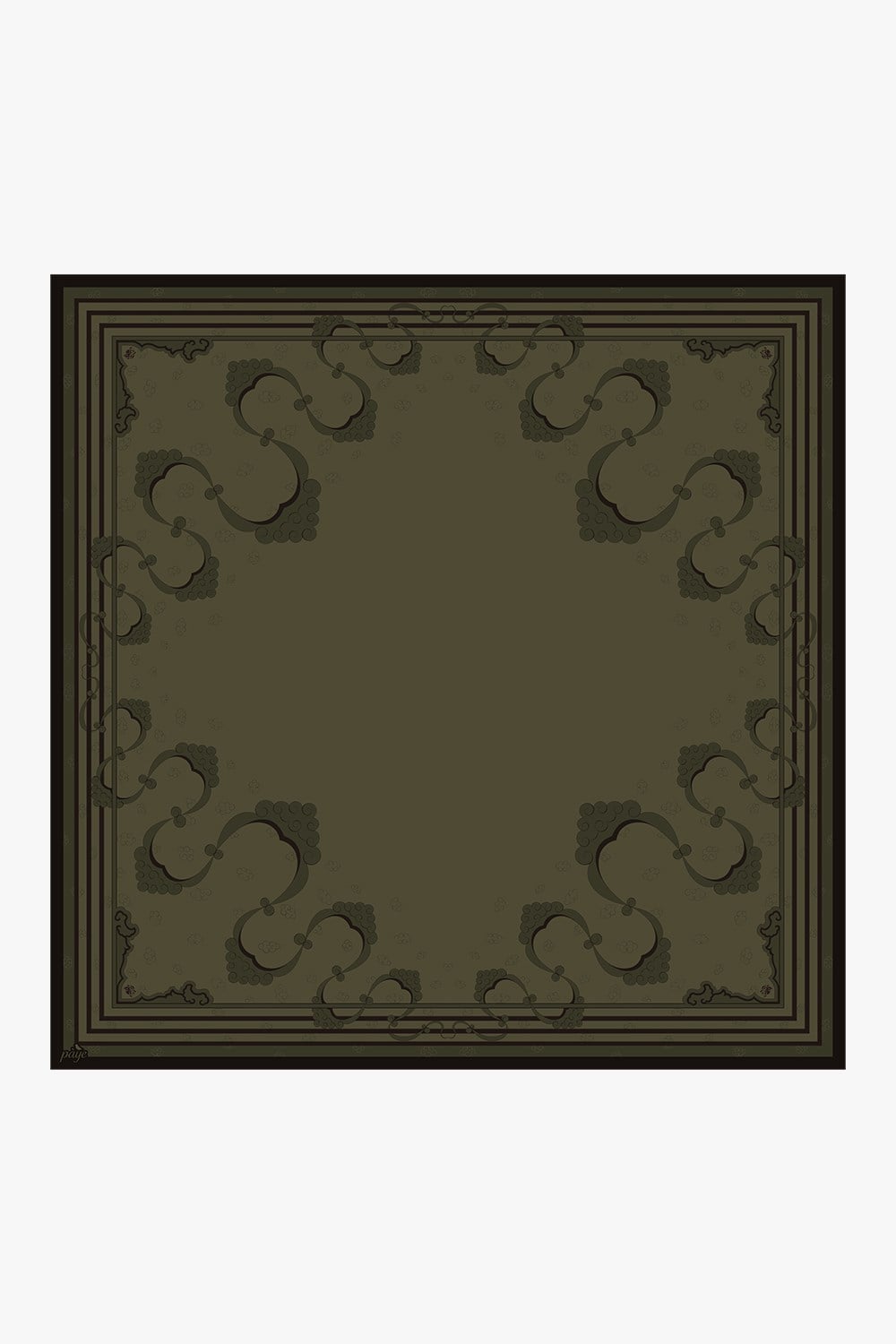 Tezhip İpek Eşarp 90x90