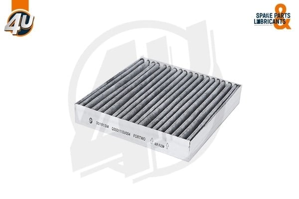 4U Autoparts 33181SM Polen Filtresi 0001110V00300000 uygun fiyat hızlı kargo