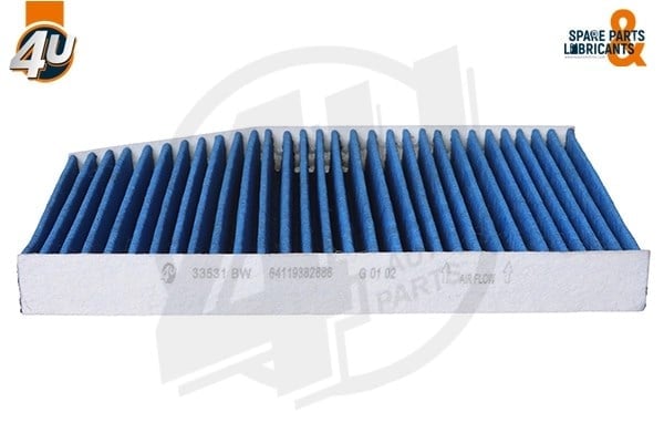 4U Autoparts 33531BW Polen Filtresi 64119382885 uygun fiyat hızlı kargo