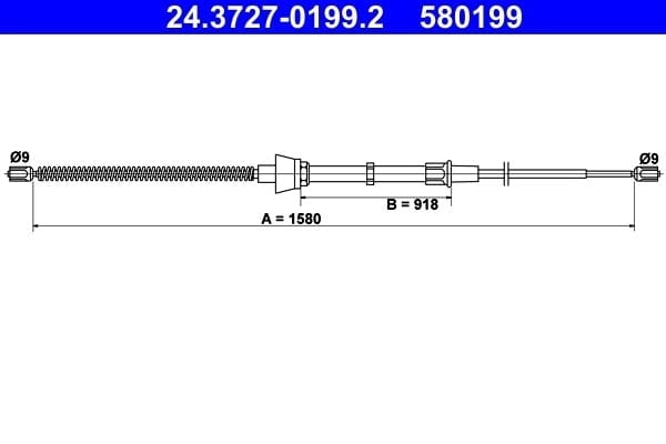 ATE 24372701992 El Fren Teli 6Q0609721B uygun fiyat hızlı kargo