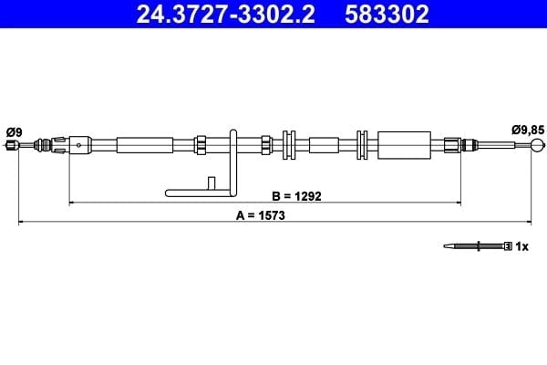 ATE 24 3727 3302 2 El Fren Teli LR001031 uygun fiyat hızlı kargo