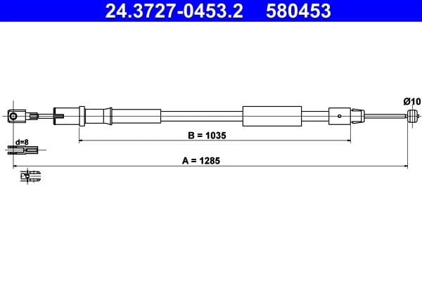 ATE 24 3727 0453 2 El Fren Teli 6394270438 uygun fiyat hızlı kargo