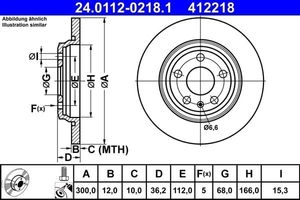 ATE 24011202181 Fren Diski 80A615601B uygun fiyat hızlı kargo
