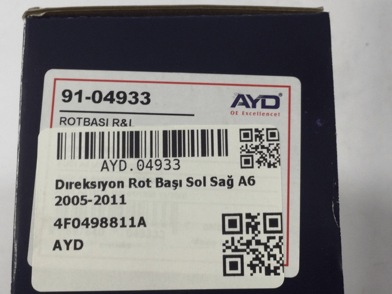 AYD 91 04933 Rot Başı 4F0498811A uygun fiyat hızlı kargo