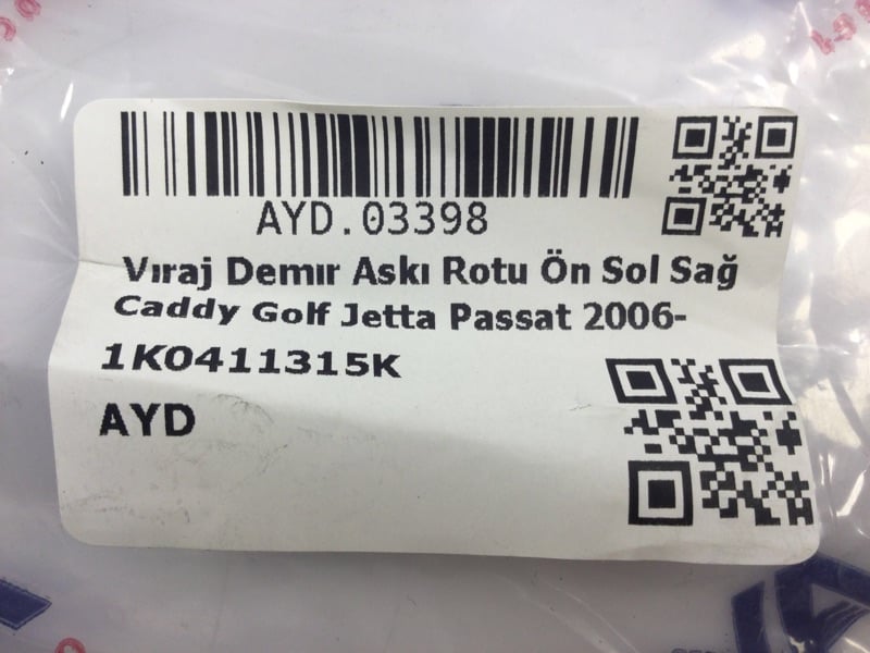 AYD 96 03398 Z Rot Askı Rotu 1K0411315K uygun fiyat hızlı kargo