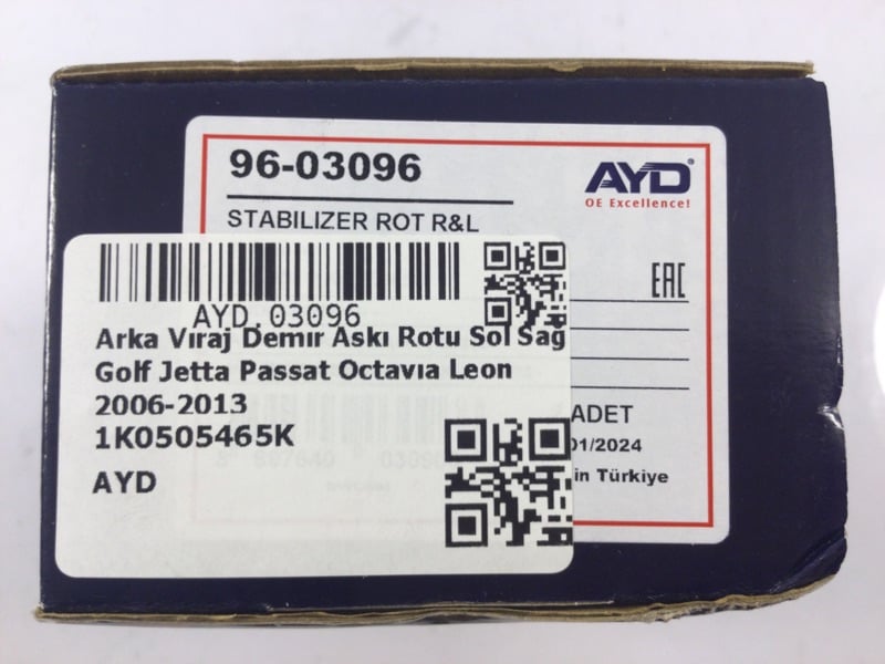 AYD 96 03096 Z Rot Askı Rotu 1K0505465K uygun fiyat hızlı kargo