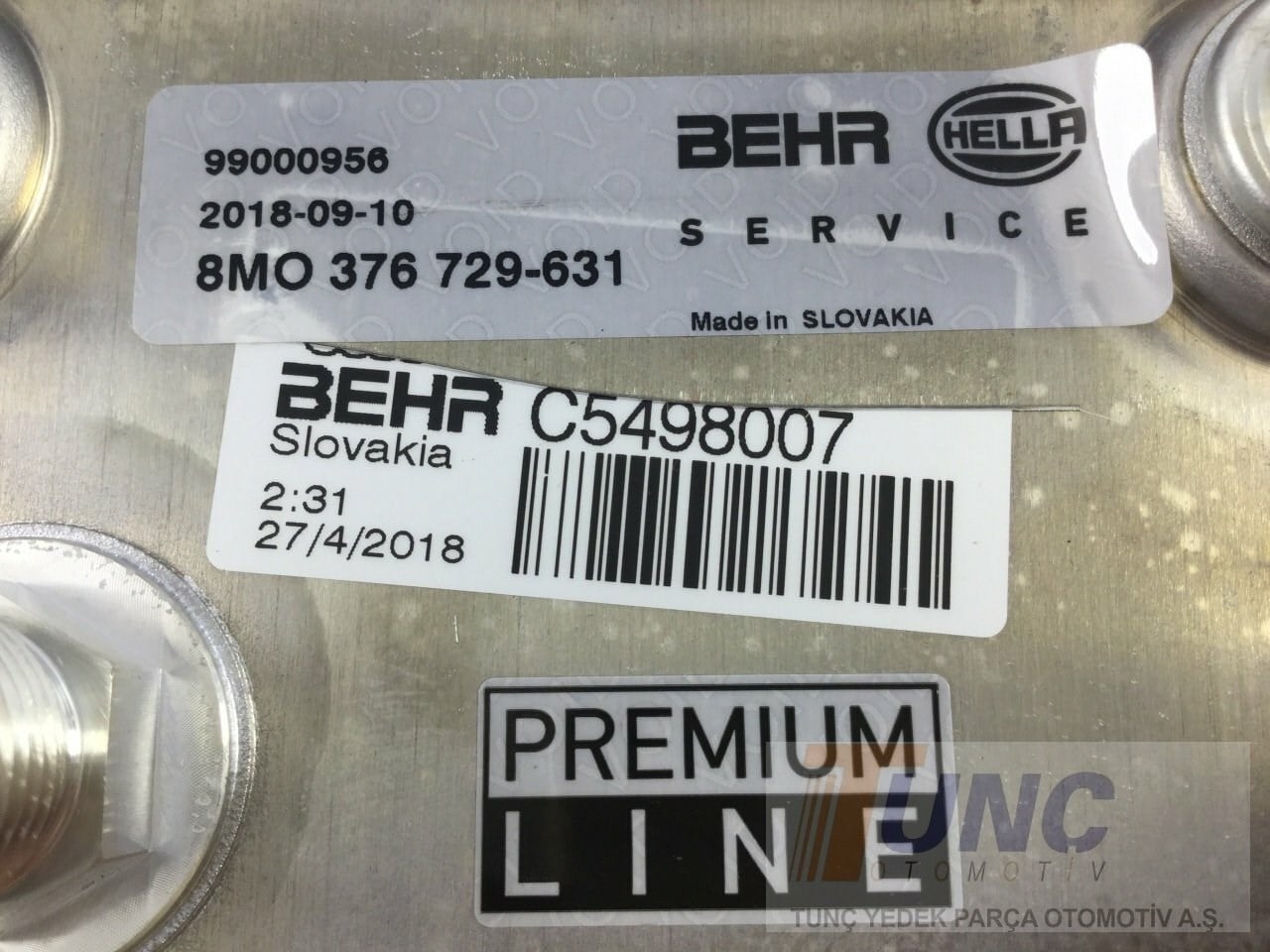 BEHR 8MO376729631 Şanzıman Yağ Soğutucu 7H0317019B uygun fiyat hızlı kargo