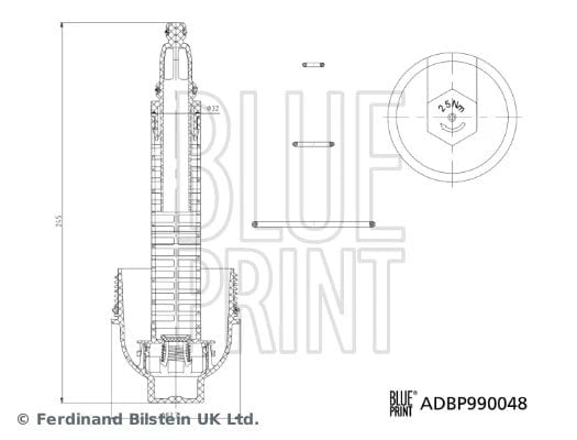 BLUE PRINT ADBP990048 Yağ Filtre Kapağı 11427789323 uygun fiyat hızlı kargo