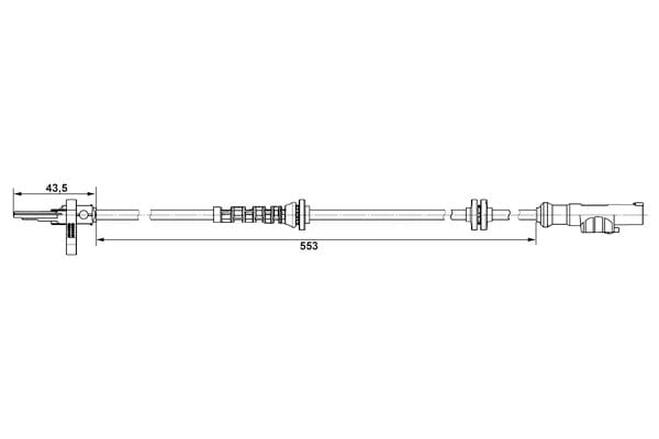 BOSCH 0 265 007 896 ABS Devir Sensörü 55701387 uygun fiyat hızlı kargo