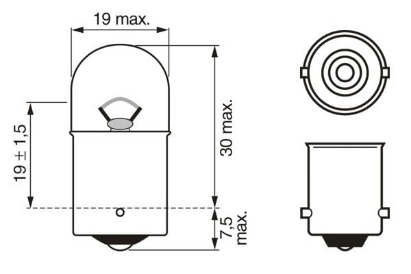 BOSCH 1 987 302 204 Ampul 07119905336 uygun fiyat hızlı kargo