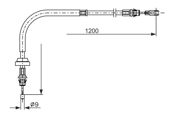 BOSCH 1 987 482 878 El Fren Teli 1464758 uygun fiyat hızlı kargo