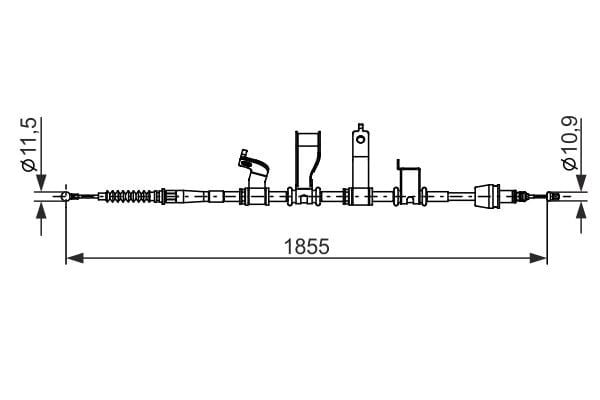 BOSCH 1 987 482 685 El Fren Teli 597701P000 uygun fiyat hızlı kargo