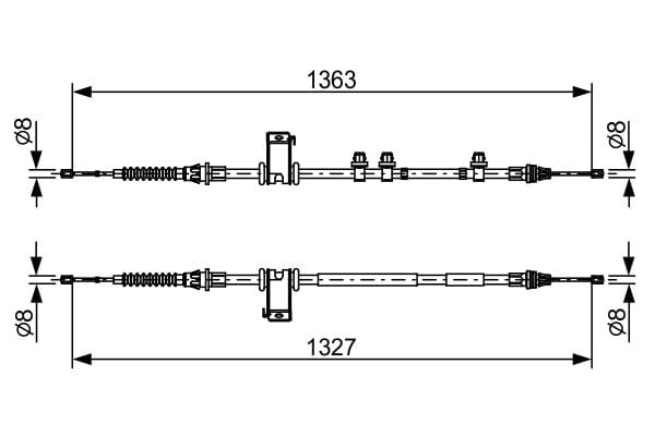 BOSCH 1 987 482 453 El Fren Teli 1831613 uygun fiyat hızlı kargo