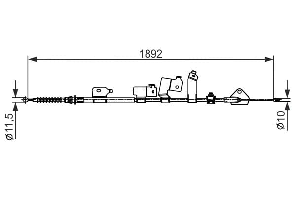 BOSCH 1 987 482 439 El Fren Teli 4643002121 uygun fiyat hızlı kargo