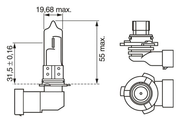 BOSCH 1987302152 Far Ampulü 0009947274 uygun fiyat hızlı kargo