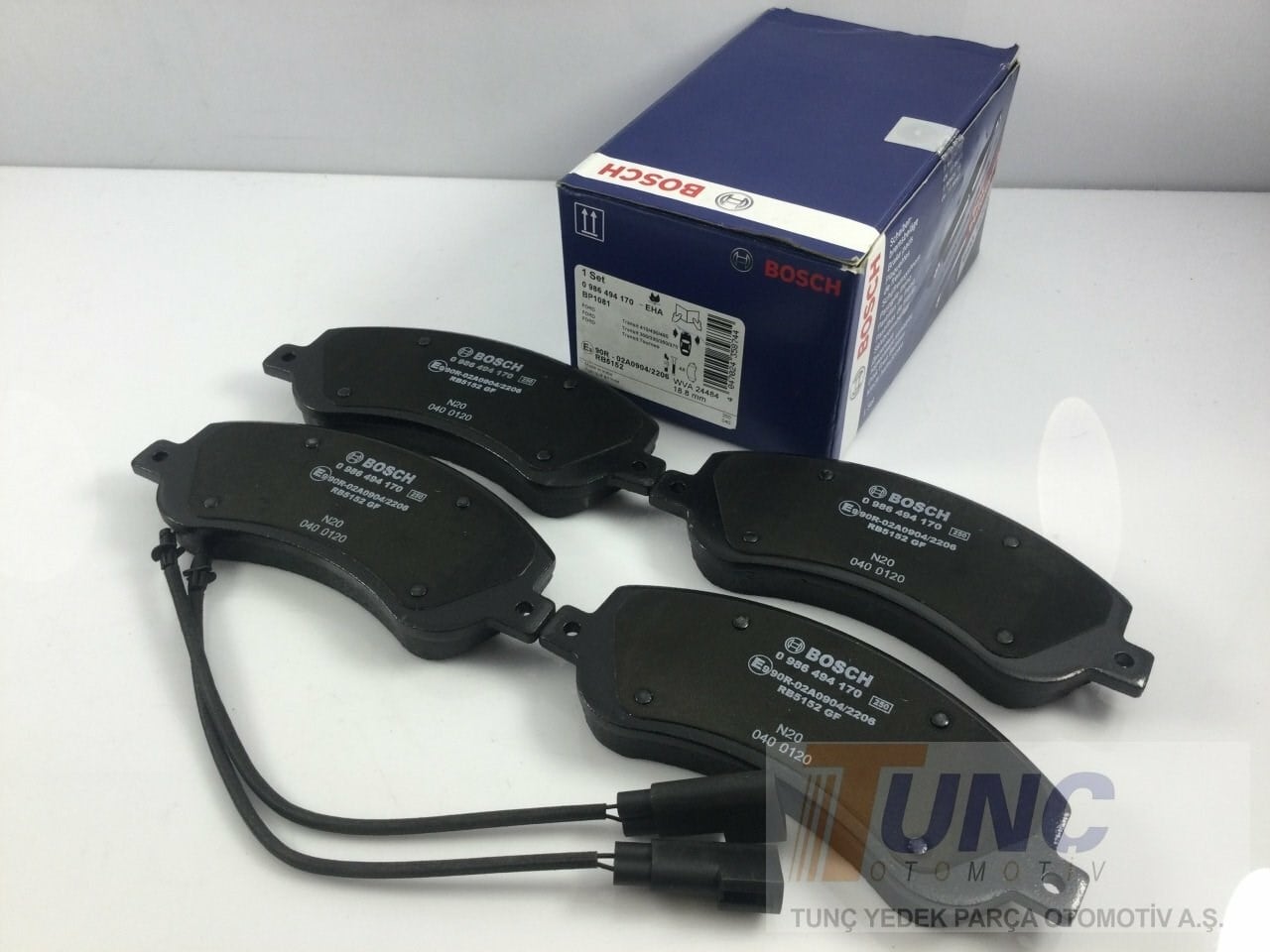 BOSCH 0 986 494 170 Fren Balatası 2H0698151A uygun fiyat hızlı kargo