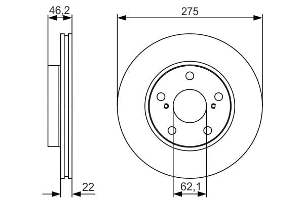 BOSCH 0 986 479 R97 Fren Diski 4351212670 uygun fiyat hızlı kargo
