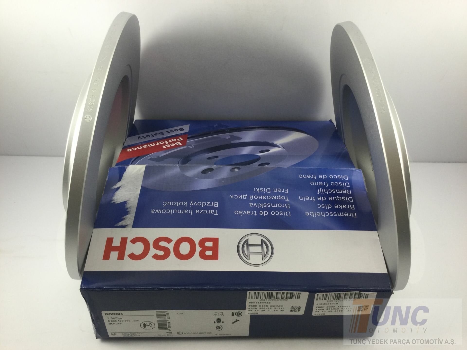BOSCH 0 986 479 382 Fren Diski 8K0615601B uygun fiyat hızlı kargo