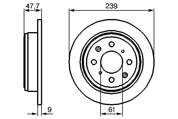 BOSCH 0 986 479 101 Fren Diski 42510 SEL T50 uygun fiyat hızlı kargo
