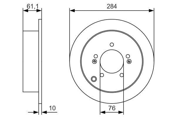 BOSCH 0 986 479 U37 Fren Diski 584112Y300 uygun fiyat hızlı kargo