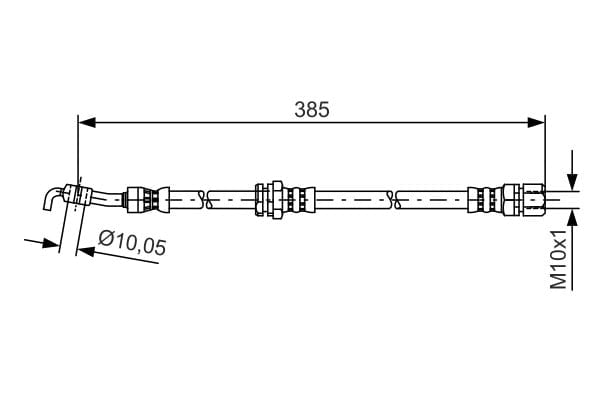 BOSCH 1 987 481 385 Fren Hortumu 96404803 uygun fiyat hızlı kargo