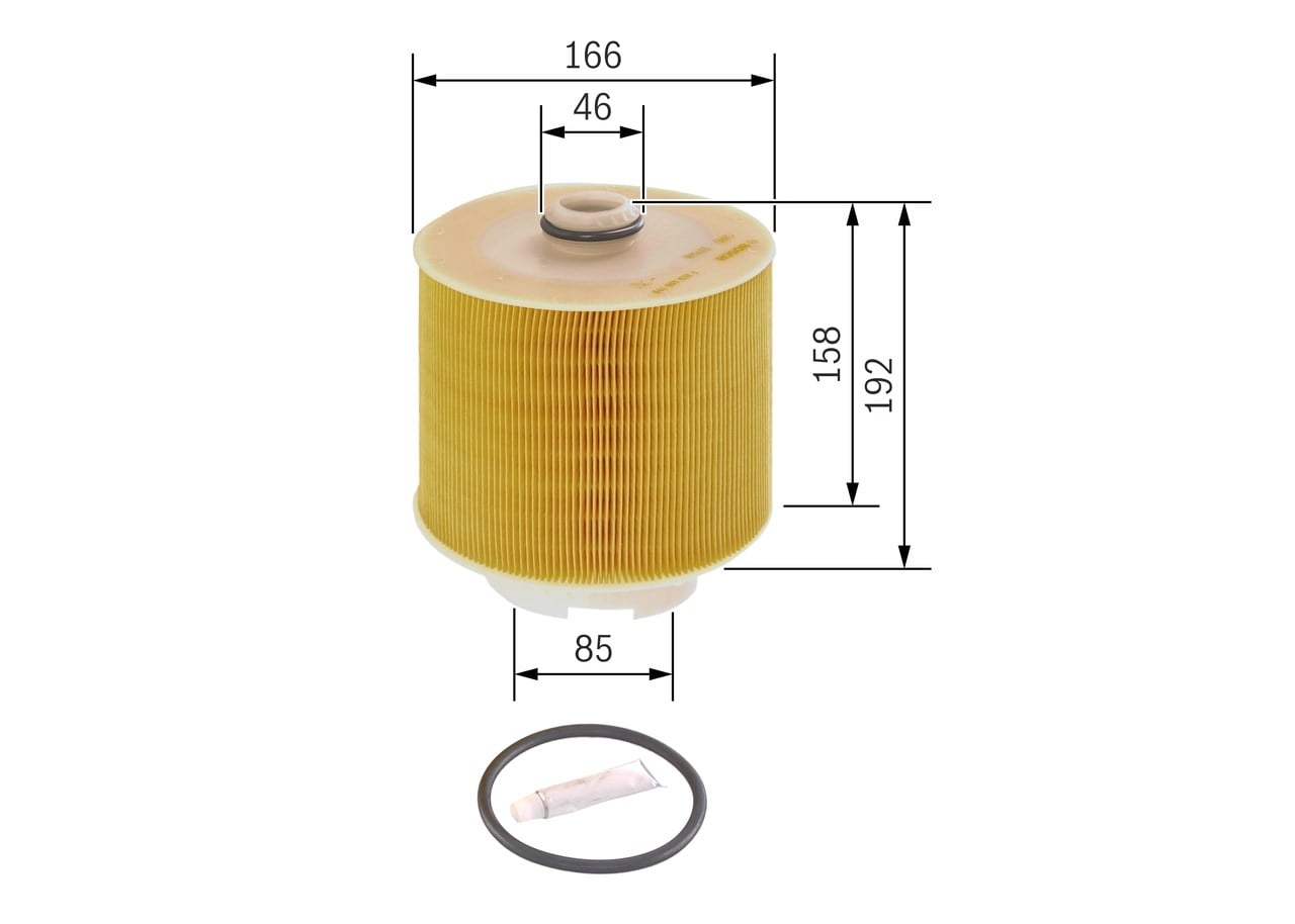 BOSCH F 026 400 198 Hava Filtresi 4F0133843B uygun fiyat hızlı kargo