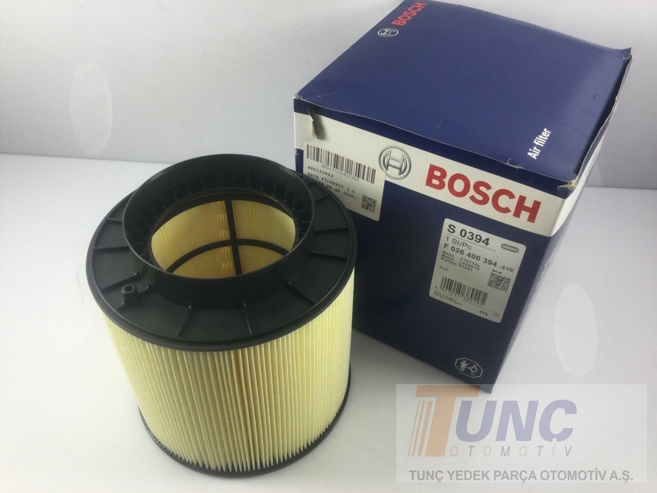 BOSCH F 026 400 394 Hava Filtresi 8K0133843 uygun fiyat hızlı kargo