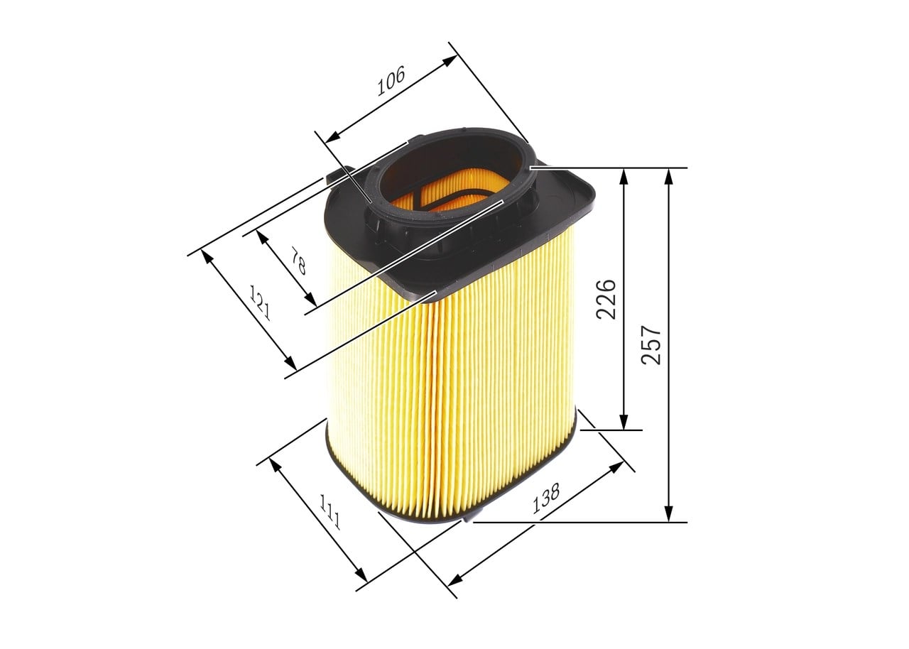 BOSCH F 026 400 480 Hava Filtresi 16546 HG00B uygun fiyat hızlı kargo