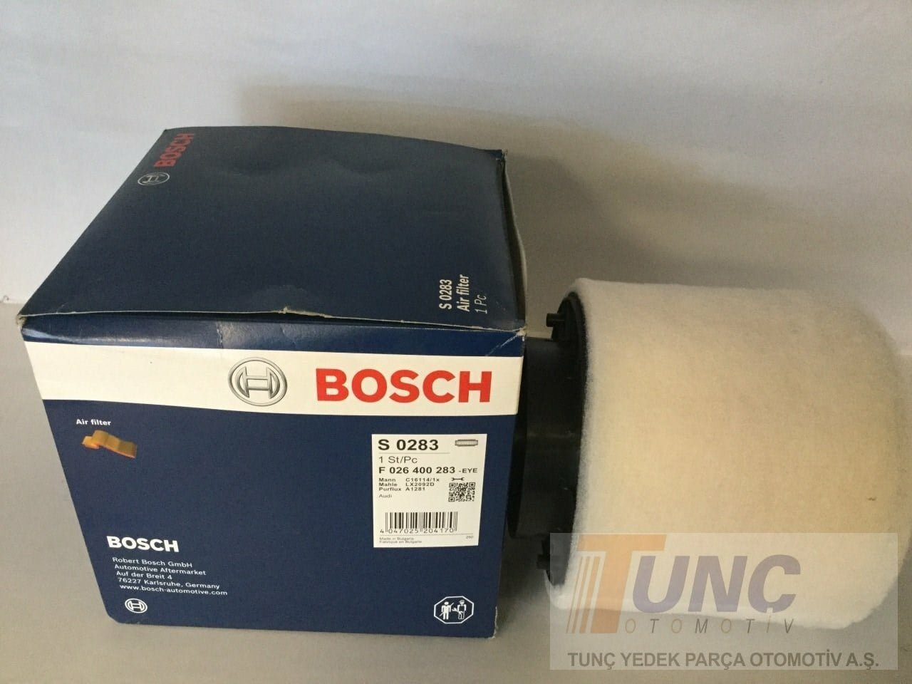 BOSCH F026400283 Hava Filtresi 8K0133843D uygun fiyat hızlı kargo